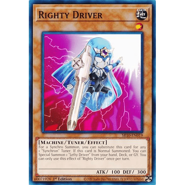 Righty Driver - SR10-EN019 - Common