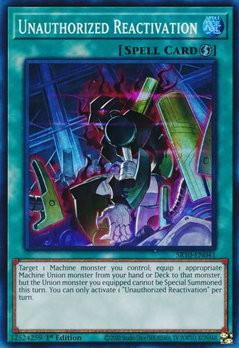 Unauthorized Reactivation - SR10-EN041 - Super Rare
