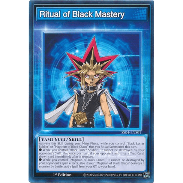Ritual of Black Mastery - SS04-ENS01 - Common (preventa)