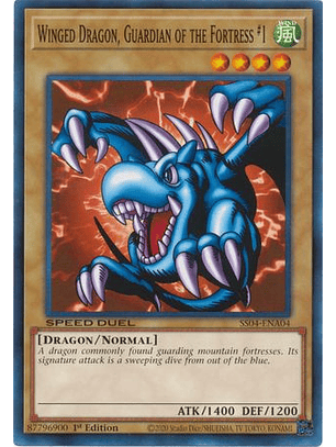Winged Dragon, Guardian of the Fortress #1 - SS04-ENA04 - Common 
