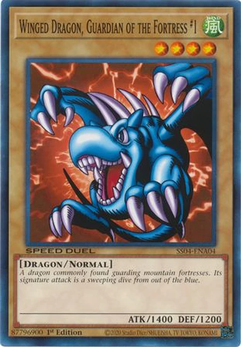 Winged Dragon, Guardian of the Fortress #1 - SS04-ENA04 - Common 