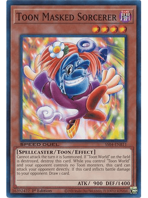 Toon Masked Sorcerer - SS04-ENB11 - Common