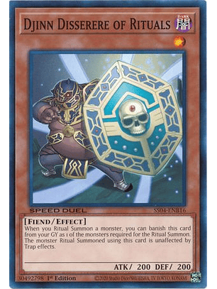 Djinn Disserere of Rituals - SS04-ENB16 - Common