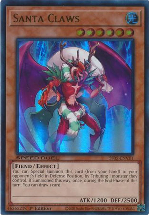 Santa Claws - SS05-ENV01 - Ultra Rare
