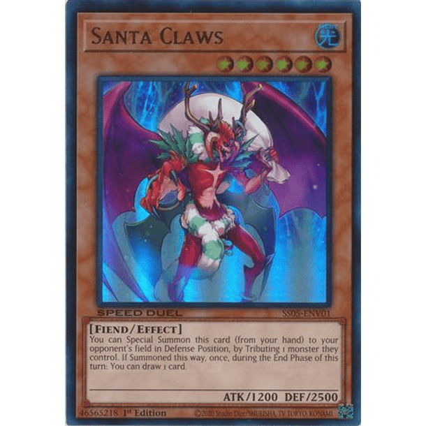Santa Claws - SS05-ENV01 - Ultra Rare