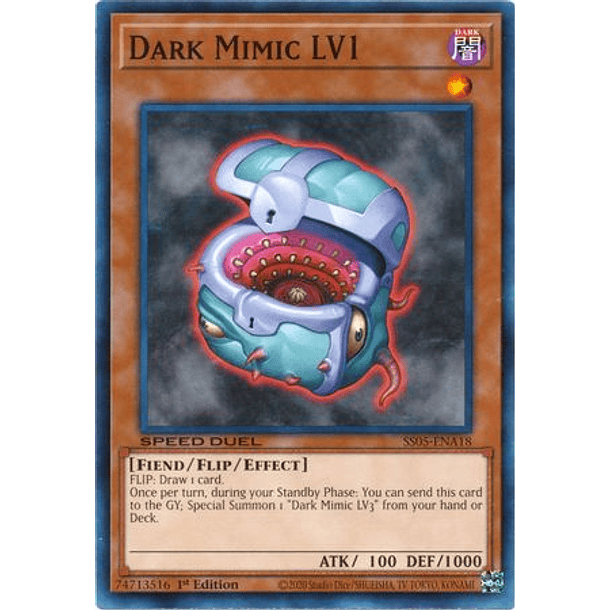 Dark Mimic LV1 - SS05-ENA18 - Common
