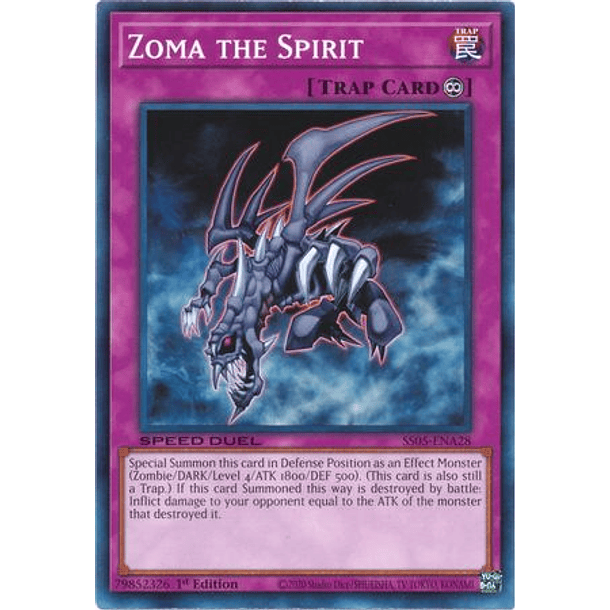 Zoma the Spirit - SS05-ENA28 - Common