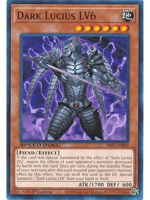 Dark Lucius LV6 - SS05-ENB09 - Common