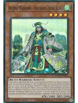 Ancient Warriors - Ingenious Zhuge Kong - ETCO-EN023 - Super Rare