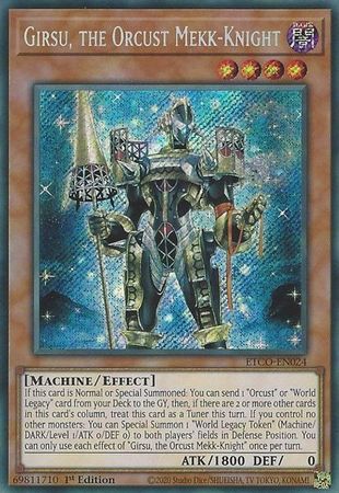 Girsu, the Orcust Mekk-Knight - ETCO-EN024 - Secret Rare 1