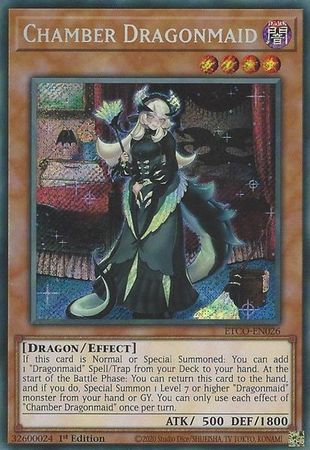 Chamber Dragonmaid - ETCO-EN026 - Secret Rare 1