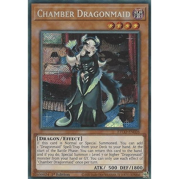 Chamber Dragonmaid - ETCO-EN026 - Secret Rare
