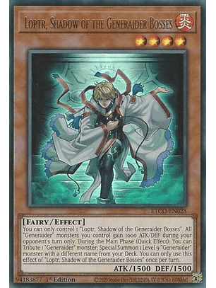 Loptr, Shadow of the Generaider Bosses - ETCO-EN028 - Ultra Rare