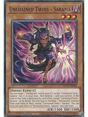 Unchained Twins - Sarama - ETCO-EN029 - Common