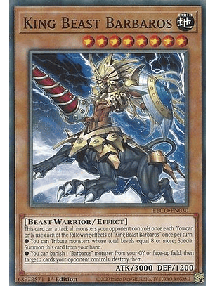King Beast Barbaros - ETCO-EN030 - Common 