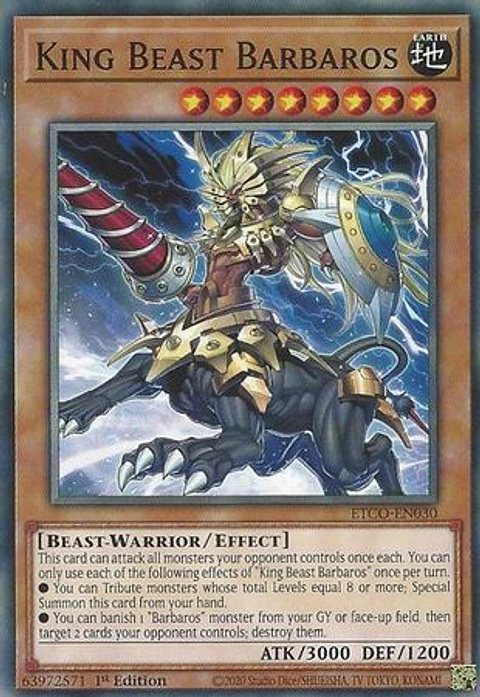 King Beast Barbaros - ETCO-EN030 - Common 