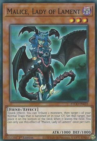 Malice, Lady of Lament - ETCO-EN035 - Super Rare 1