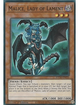 Malice, Lady of Lament - ETCO-EN035 - Super Rare