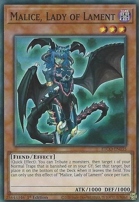 Malice, Lady of Lament - ETCO-EN035 - Super Rare