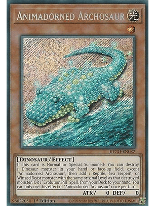 Animadorned Archosaur - ETCO-EN037 - Secret Rare