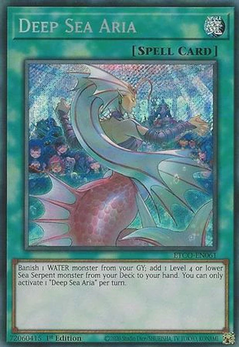 Deep Sea Aria - ETCO-EN061 - Secret Rare