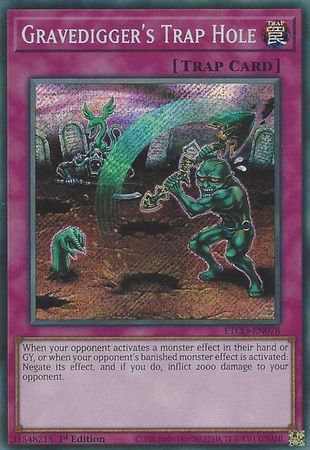 Gravedigger's Trap Hole - ETCO-EN078 - Secret Rare 1