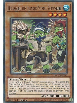 Bluebeard, the Plunder Patroll Shipwright - ETCO-EN085 - Common