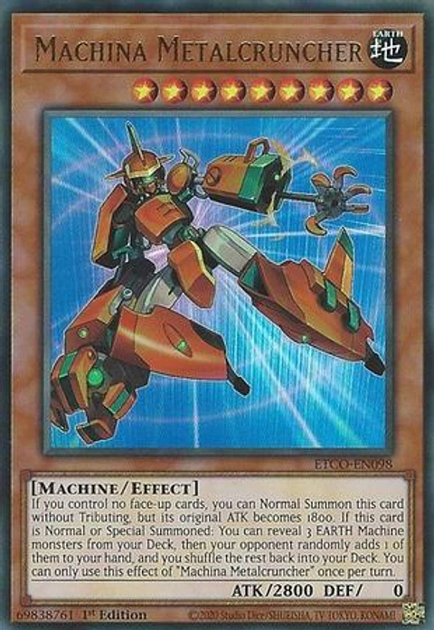 Machina Metalcruncher - ETCO-EN098 - Ultra Rare