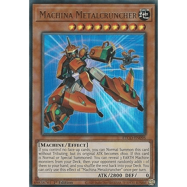 Machina Metalcruncher - ETCO-EN098 - Ultra Rare