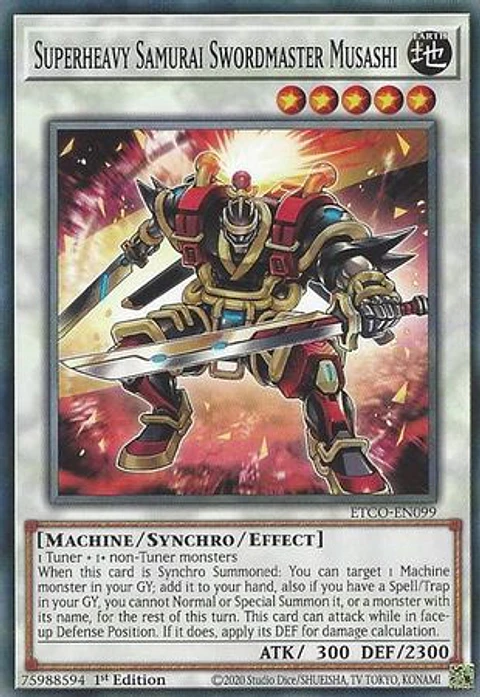 Superheavy Samurai Swordmaster Musashi - ETCO-EN099 - Common