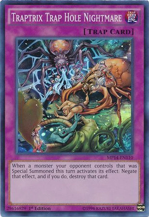 Traptrix Trap Hole Nightmare - MP14-EN110 - Super Rare