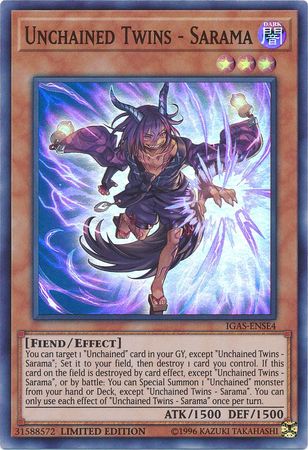 Unchained Twins - Sarama - IGAS-ENSE4 - Super Rare Limited Edition 1