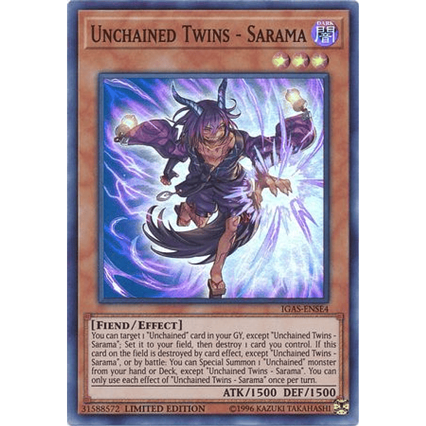 Unchained Twins - Sarama - IGAS-ENSE4 - Super Rare Limited Edition