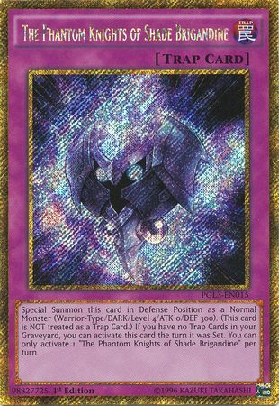 The Phantom Knights of Shade Brigandine - PGL3-EN015 - Gold Secret Rare 1