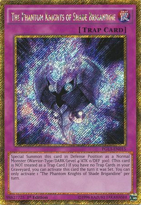 The Phantom Knights of Shade Brigandine - PGL3-EN015 - Gold Secret Rare