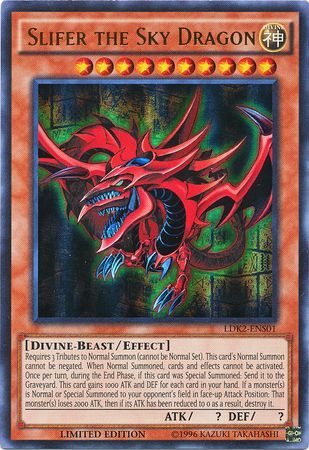 Slifer the Sky Dragon - LDK2-ENS01 - Ultra Rare Limited Edition 1