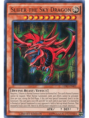 Slifer the Sky Dragon - LDK2-ENS01 - Ultra Rare Limited Edition