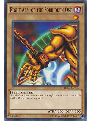 Right Arm of the Forbidden One - LDK2-ENY05 - Common