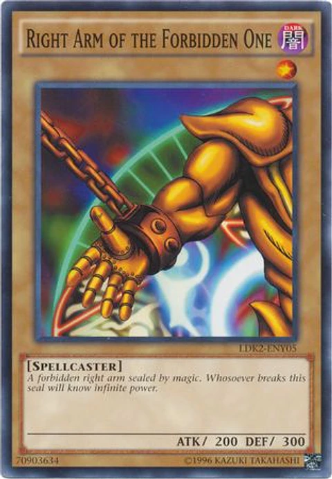 Right Arm of the Forbidden One - LDK2-ENY05 - Common
