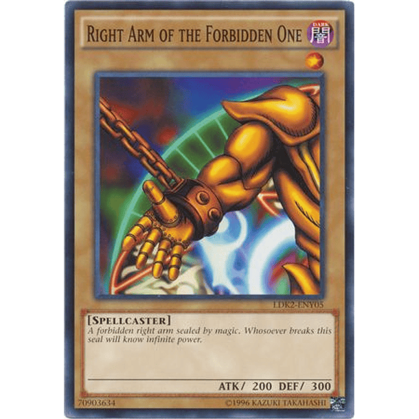 Right Arm of the Forbidden One - LDK2-ENY05 - Common