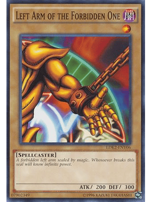 Left Arm of the Forbidden One - LDK2-ENY06 - Common