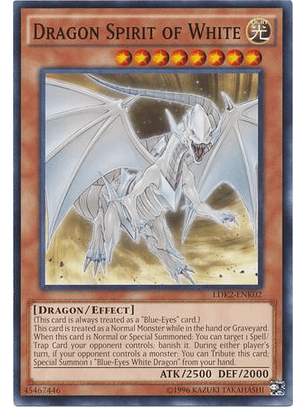 Dragon Spirit of White - LDK2-ENK02 - Common