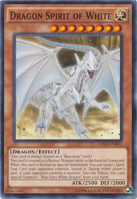 Dragon Spirit of White - LDK2-ENK02 - Common