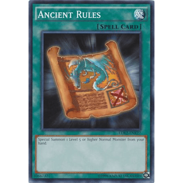 Ancient Rules - LDK2-ENK27 - Common
