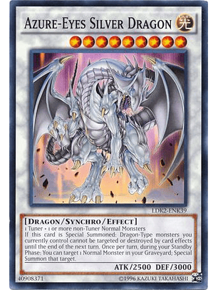 Azure-Eyes Silver Dragon - LDK2-ENK39 - Common 