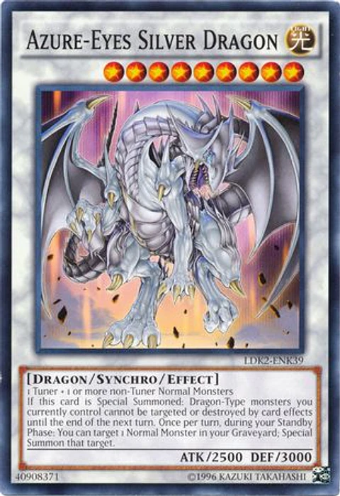 Azure-Eyes Silver Dragon - LDK2-ENK39 - Common 