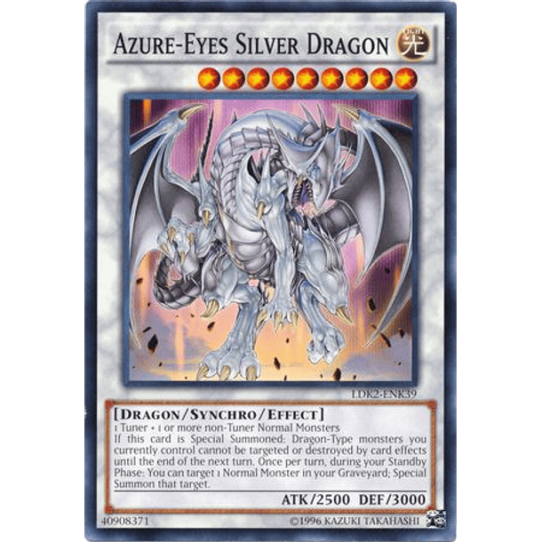 Azure-Eyes Silver Dragon - LDK2-ENK39 - Common 