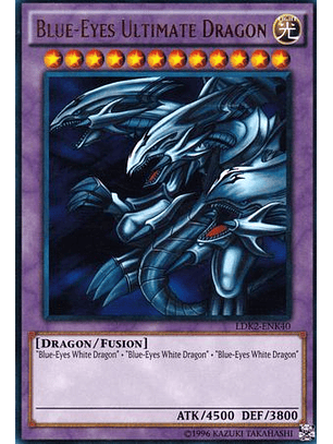 Blue-Eyes Ultimate Dragon - LDK2-ENK40 - Ultra Rare 