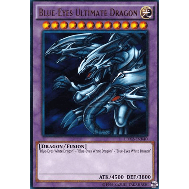 Blue-Eyes Ultimate Dragon - LDK2-ENK40 - Ultra Rare 