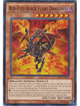 Red-Eyes Black Flare Dragon - LDK2-ENJ02 - Common